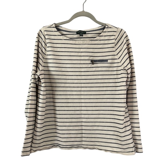 Striped Lauren Ralph Lauren Top - Picture 1 of 5